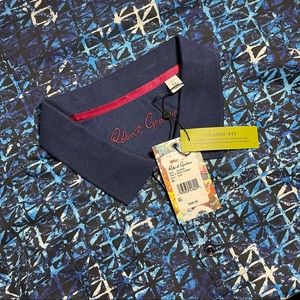 Robert Graham Calhoun Polo Shirt Geometeic Graphic Sz 2XB Big